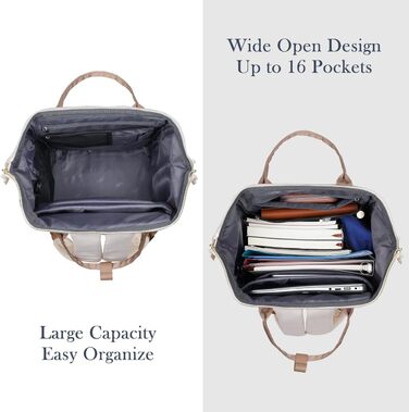 Жіночий рюкзак для школи та подорожей з відділенням для ноутбука 15.6