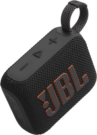 JBL Go 4 Black – Портативна Bluetooth колонка з глибоким басом, захистом від води та пилу, до 7 годин роботи