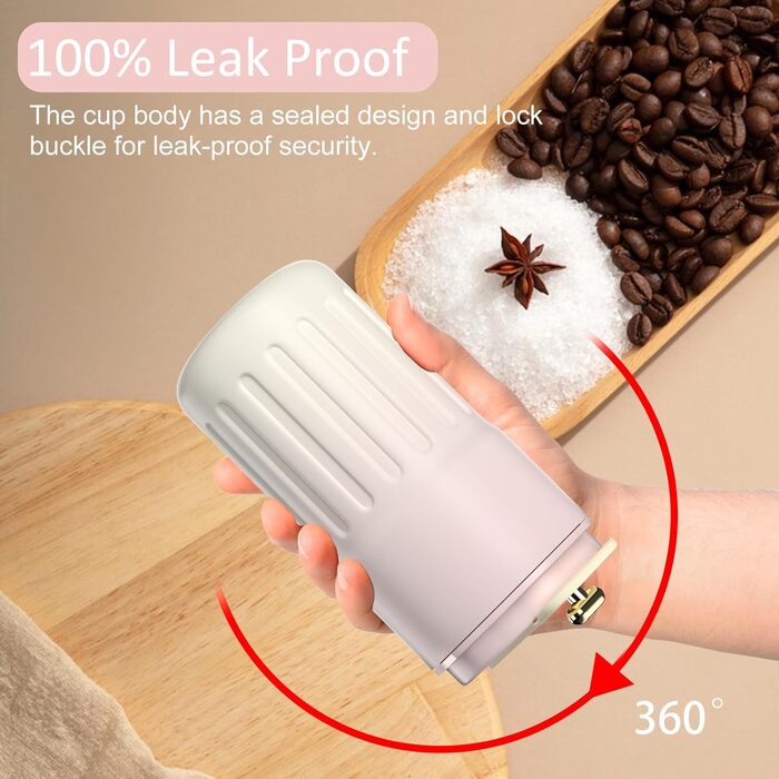 Термокружка для кави HomeAlexa з цифровим дисплеєм, 410 мл, нержавіюча сталь 316, ізольована, з кришкою, не протікає