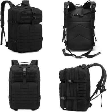 KSIBNW Military Backpack 50L Tactical, Large Capacity Survival Waterproof Climbing Hiking Trekking Backpack Travel 3 Days Outdoor Men's For Travel