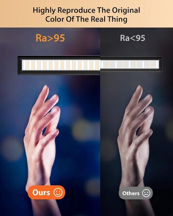 LED лампа для столу 10W, диммируемая, 160 LED, USB-адаптер, 3 колірні температури, 10 рівнів яскравості, гнучкий 70см «лебединий шия», для дому та офісу, з пультом ДУ