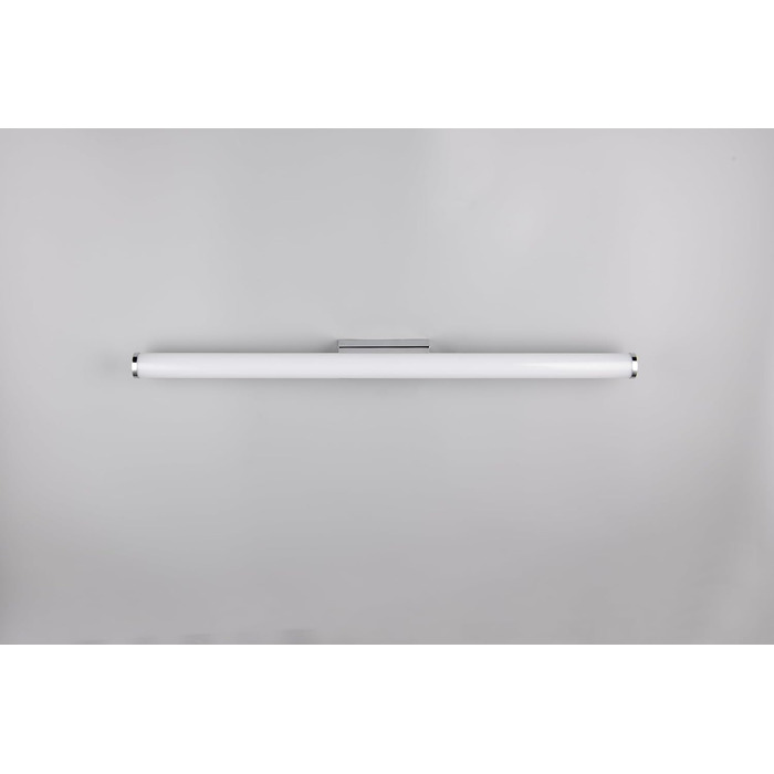 Trio Leuchten LED Bathroom Wall Light Mattimo 283274106, Metal Chrome, White Plastic, 4.3 Watt LED (Width 80cm)