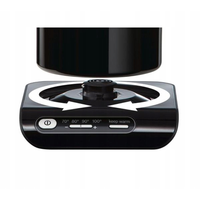 Електричний чайник Bosch TWK8613P, 2400 Вт, 1,5 л, чорний