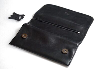 GERMANUS Furvus - Made in EU - Leather Tobacco Pouch Tobacco Bag Rolling Pouch Rolling Case Tobacco Case
