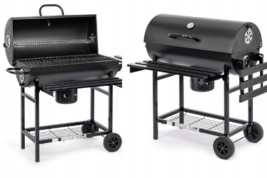 Вугільний гриль-бочка Activa Mastercook із чавунною решіткою, 71 x 35 см - 11260