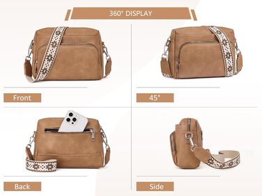 Сумка жіноча через плече MUIIKOLA крос-боді екошкіра жовто-хакі з регульованим ремінцем