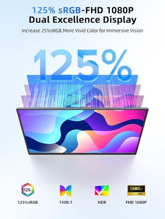 UPERFECT Монітор Портативний 15.6