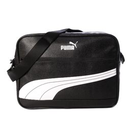 Унісекс сумка-месенджер PUMA Campus Reporter Retro чорно-біла