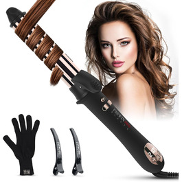 Автоматичний локон PARWIN PRO BEAUTY 25mm з нано-титановим покриттям, LCD дисплеєм, 120-210°C