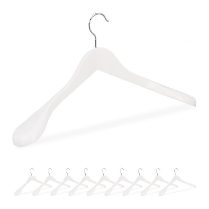 Relaxdays Suit Hanger Set of 10