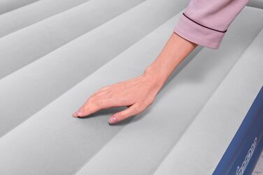 Надувний матрац Bestway TriTech Vento XL з електронасосом 191x97x46 см, синій