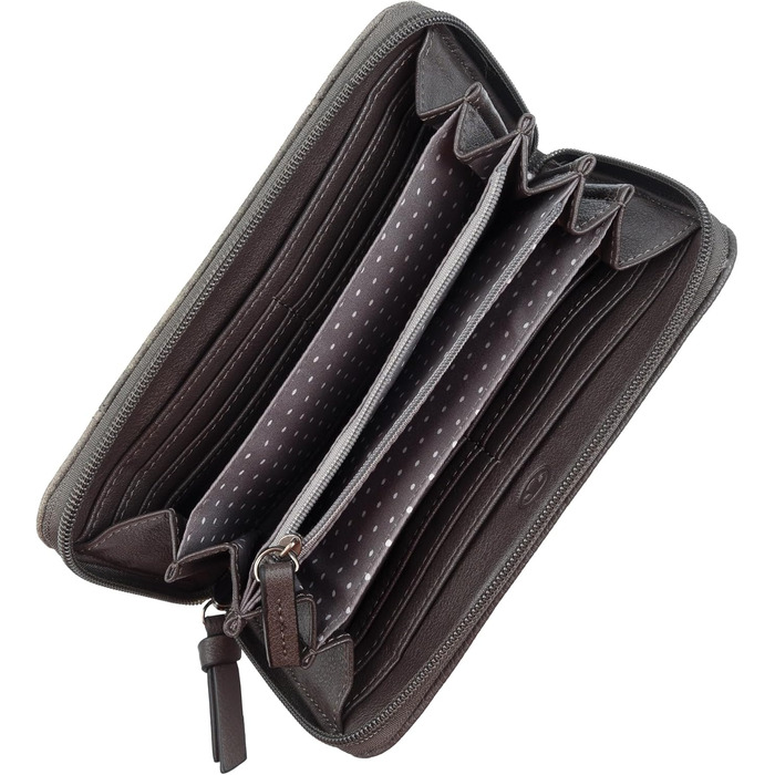 TOM TAILOR Juna Women's Wallet, Zip-Around Wallet, Large