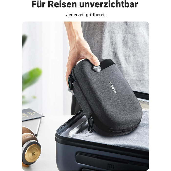 Організатор для електроніки UGREEN: водонепроникний кейс для кабелів, зарядних, power bank та аксесуарів (23 x 14 x 8 см)