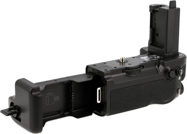 Ручка-акумулятор для Canon EOS RP & R8, сумісна з Sony a9 III a1 II, VG-C5, чорна. Місце для 2 акумуляторів, ергономічна, вертикальна та горизонтальна зйомка. Аналог EG-E1