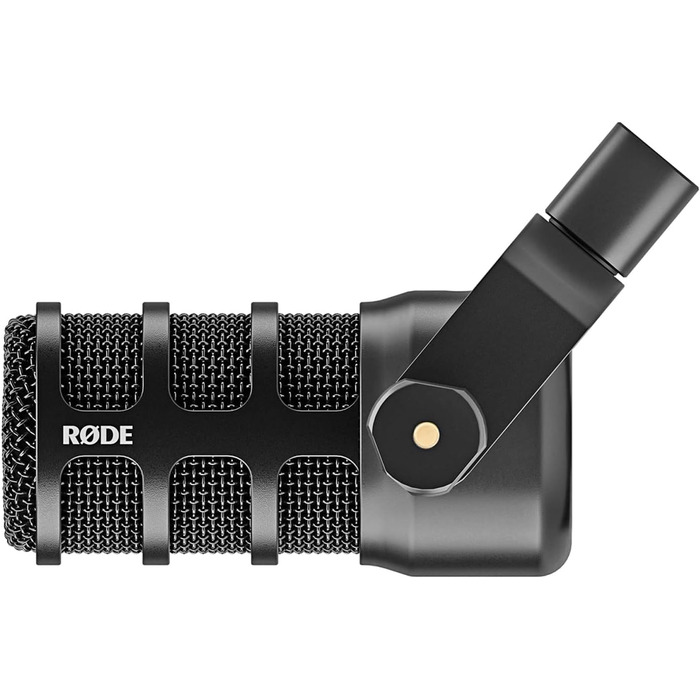 Rode PodMic USB – професійний подкаст-мікрофон з настільним тримачем Keepdrum MS138 (чорний/білий)