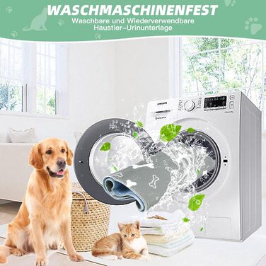 Підстилка для тварин Baodan, 2 шт. 90x60 см, швидко поглинаюча, для собак, котів, кроликів