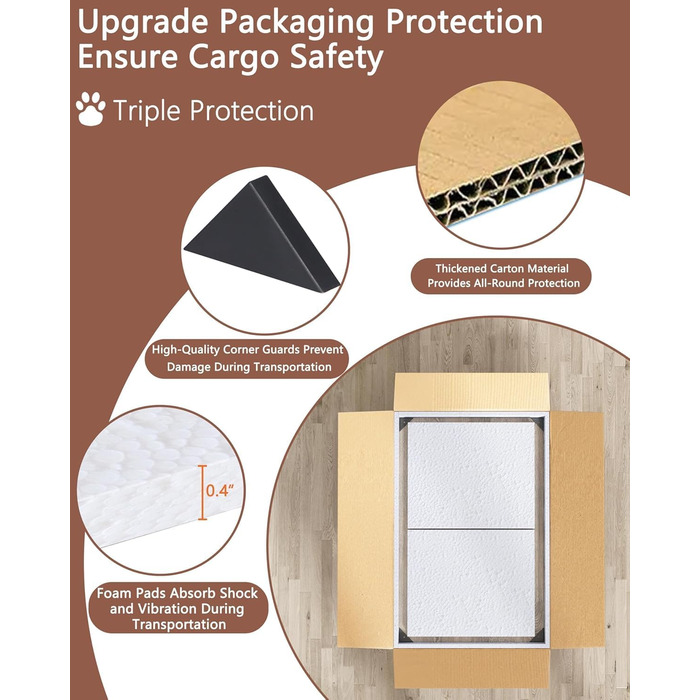 Насадка для собачого вольєра Piskyet, дерев'яна робоча поверхня, чорна, сумісна з вольєрами 76,2 см, 121,9 см, 107,7 см, 91,4 см, 61 см