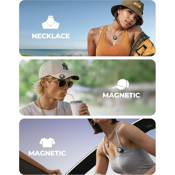 Hollyland Lark M2 бездротовий петличний мікрофон для iPhone 15/16/17 та Android, 300м радіус дії, Hi-Fi звук, шумозаглушення, 30 годин роботи, міні-мікрофон для відео (2TX + USB-C RX + чохол для зарядки) (Камера (2TX+1RX), Чорний)