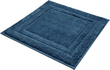 Протиковзкий килимок для ванної кімнати та туалету Decomira, Royal Blue, 45x45 см, квадратний, вологостійкий та придатний для прання