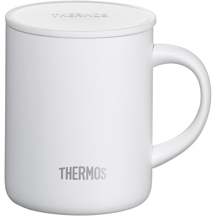 Термос із нержавіючої сталі Longlife Cup 350 мл, чашка-термос з кришкою, для кави та напоїв, зберігає тепло, ідеально для офісу та кемпінгу (Snow White)