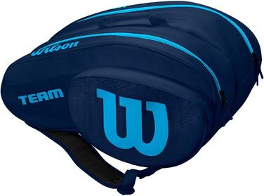 Wilson Team Padel Bag - Black, One Size - for Padel Tennis Rackets & Accessories