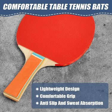 Набір для настільного тенісу Flintronic: 2 ракетки + 3 м'ячі, сумка, для початківців та професіоналів