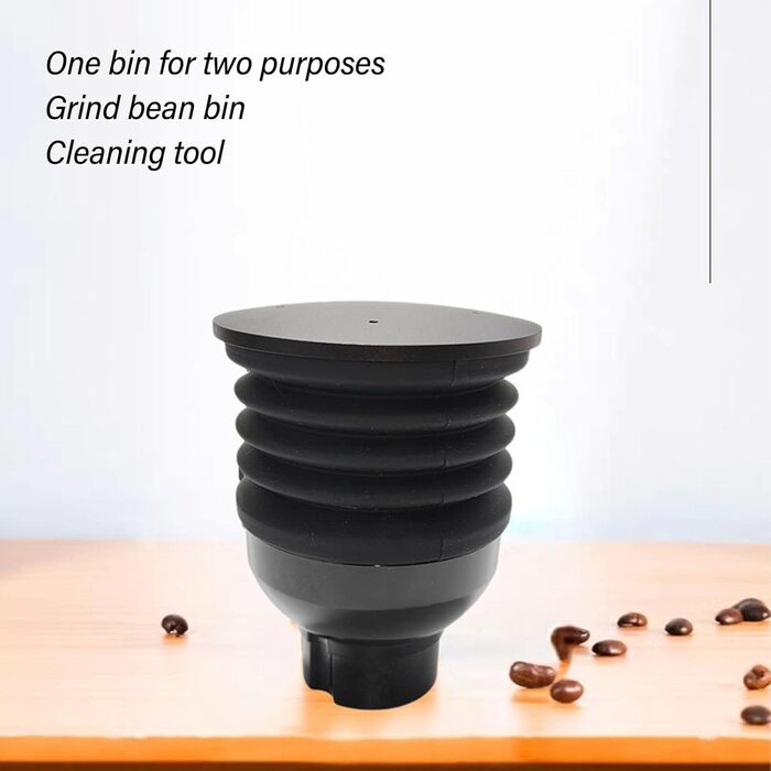 Однодозовий бункер для кавомолки Eureka Mignon, ABS і силікон, сумісний з Manuale, Silenzio, Specialita, Perfetto, Design, Classico, Filtro, Crono, Brew Pro, XL, контейнер для бласпорошку