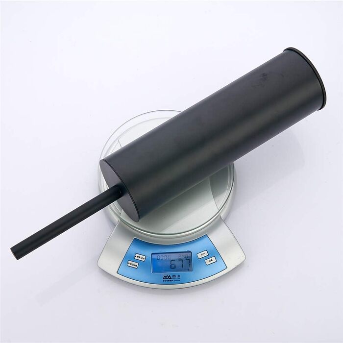 BGL 304 Stainless Steel Toilet Brush Holder - Long Design, Black Finish