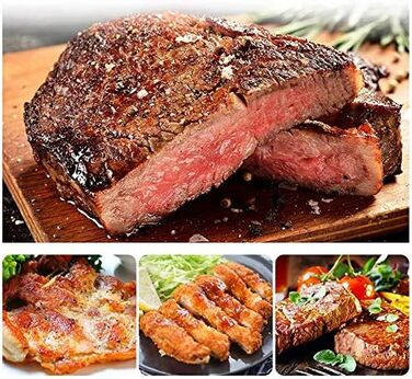 Кухонний молоток для м'яса PIQIUQIU з нержавіючої сталі 304 (подвійний)