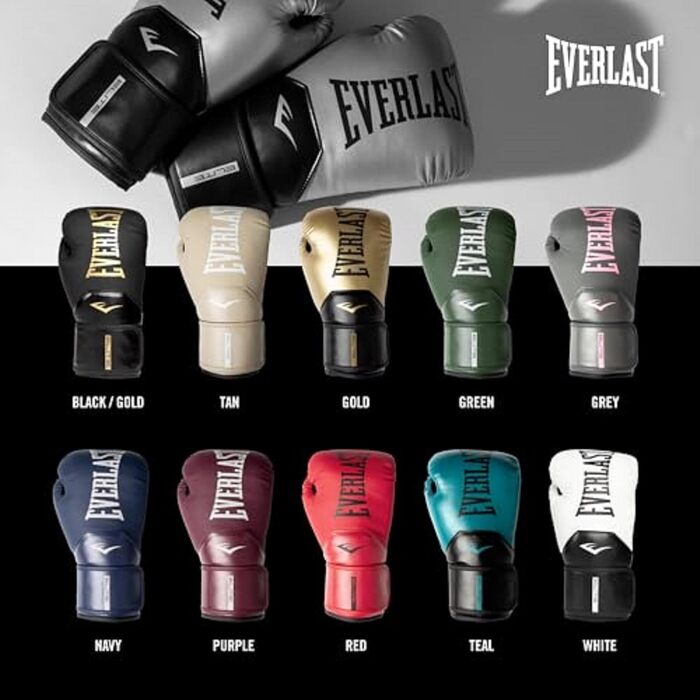 Боксерські рукавички Everlast Elite Prostyle для жінок (12oz, сірий/рожевий)
