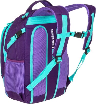 Дитячий рюкзак Elephant Hero Signature з дощовиком, Violet Cube (Lila-Türkis)
