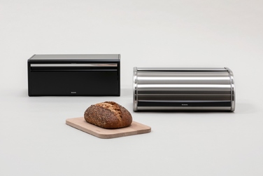 Контейнер для хліба Brabantia, односекційний, чорна сталь