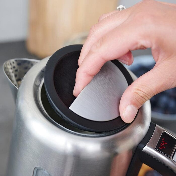 Електричний чайник GASTROBACK #42441 Design Express: нержавіюча сталь, регулювання температури 50-100°C, 3000 Вт, сріблястий, для однієї порції