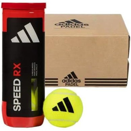 Adidas Speed RX Padel Balls - Unisex Yellow Padel Tennis Balls