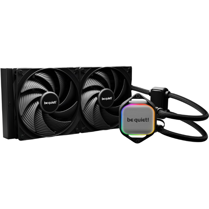 Система рідинного охолодження be quiet! Pure Loop 2 280mm (BW018) для AMD та Intel, ARGB підсвітка, 2x Pure Wings 3 PWM вентилятори