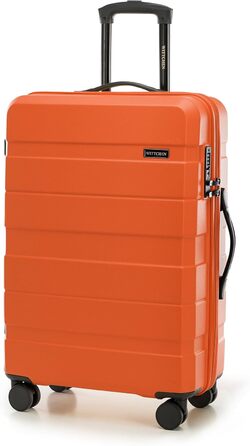 Набір валіз WITTCHEN COMODO Line: 3 шт., ABS, телескопічна ручка, TSA-замок, 4 колеса (Оранжевий)