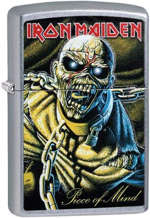 Запальничка Zippo Iron Maiden унісекс, хромована, штормова