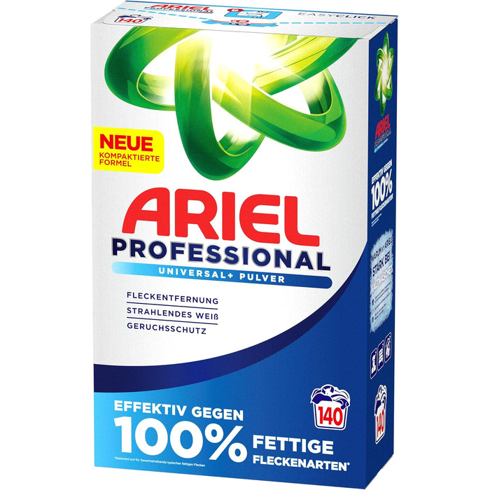 Універсальний пральний порошок Ariel Professional Universal+ для професійного використання, проти жирних плям, Fresh, 7.7 кг