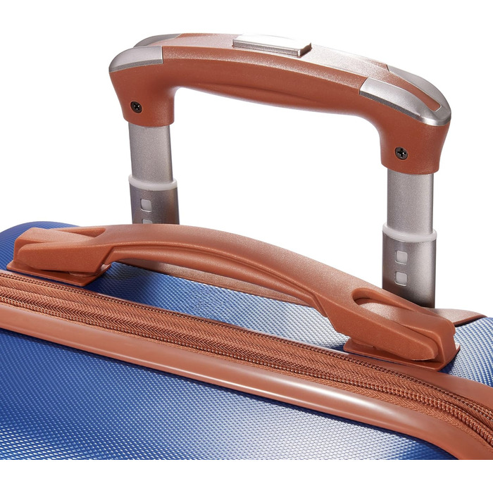 Набір валіз BruBaker Paris з трьох частин (M, L, XL) з жорстким корпусом, коліщата та замком-кодом. Валізи-тролі (M, L, XL) блакитного та коричневого кольорів.