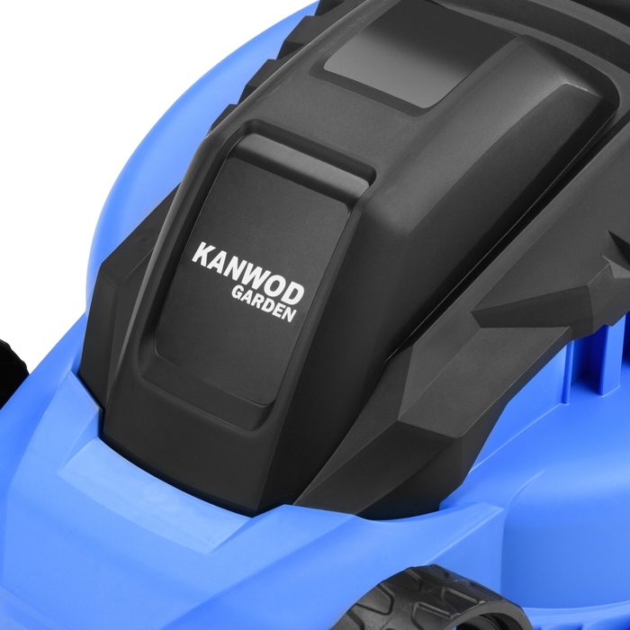 Електрична газонокосарка KANWOD 2000W: легка та потужна, ширина зрізу 38 см, місткий травозбірник 30 л