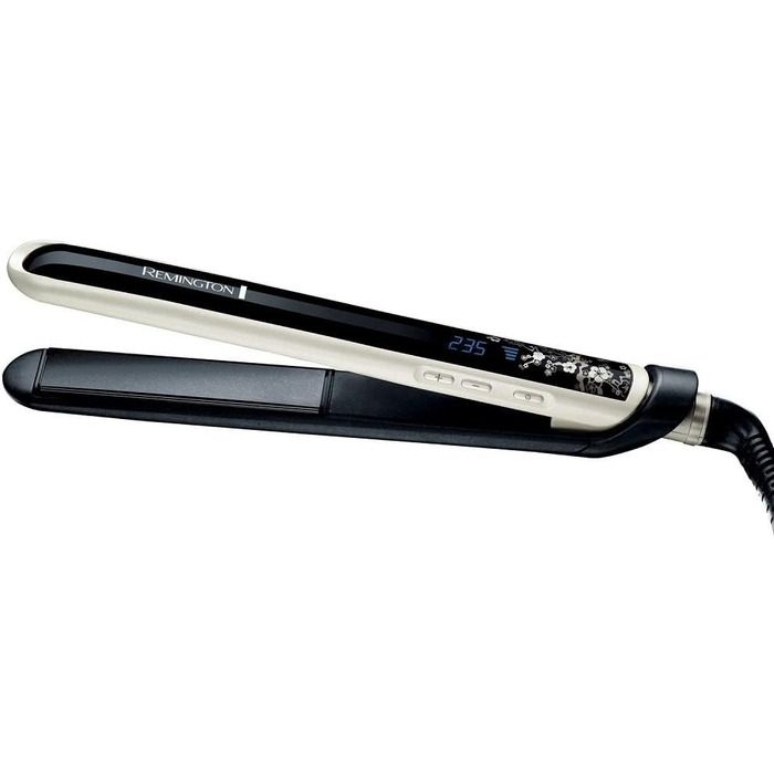 Випрямляч для волосся Remington Pearl S9501: керамічне покриття з перлами, LCD-дисплей, 150-235°C, сумка