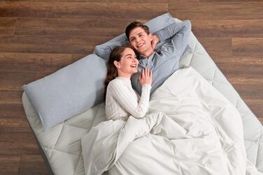 Повітряний матрац двоспальний Bestway Fortech з електричним насосом та чохлом на блискавці, 203 x 152 x 51 см