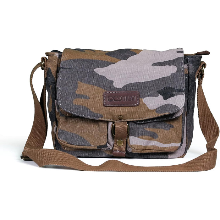 Сумка на плече Gootium з тенту – Месенджер Canvas Vintage для жінок та чоловіків (Camo)