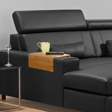 Relaxdays Bamboo Sofa Table