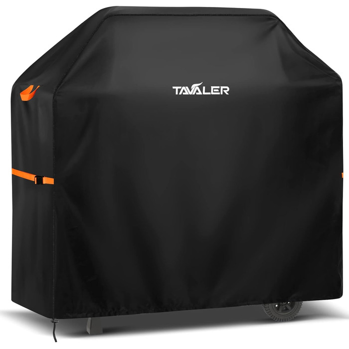 Водонепроникний чохол для гриля Tavaler 120x60x120 см, 420D Оксфорд, для газових грилів Weber, Enders, Char Broil