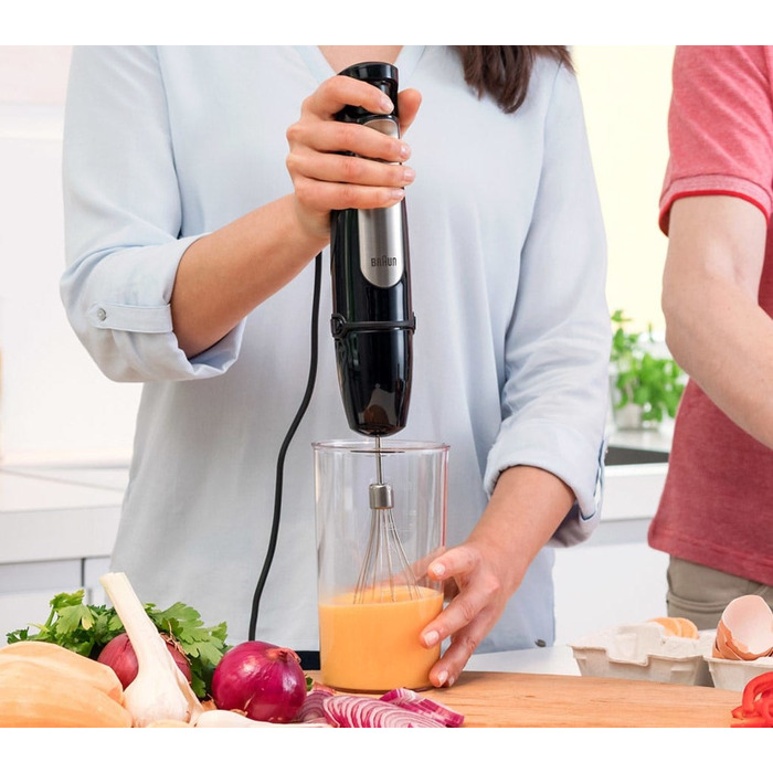 Ручний блендер Braun MQ7035X 1000 Вт, чорний