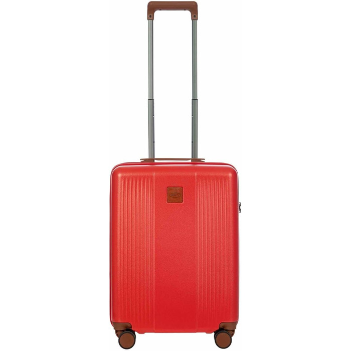 Чемодан на колесах Bric's Ferrara 67 см, чорний (червоний)