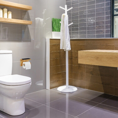 Relaxdays Toilet Paper Holder with Shelf