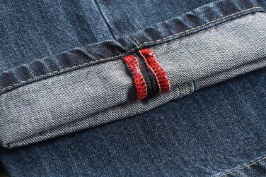 Чоловічі джинси Alessandro Salvarini Comfort Fit прямого крою, середній блакитний, 38W/32L