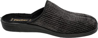 Тапочки чоловічі Fischer Frank, 42 EU, сірий/чорний